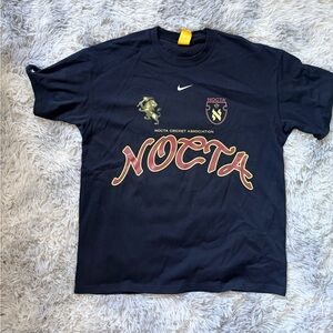 Nike NOCTA x cricket collab T-Shirt with Gold and Red Accents